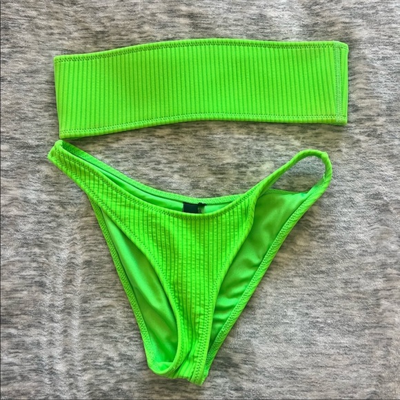 triangl swimwear Swim Lime Green Triangl Bikini Set Poshmark